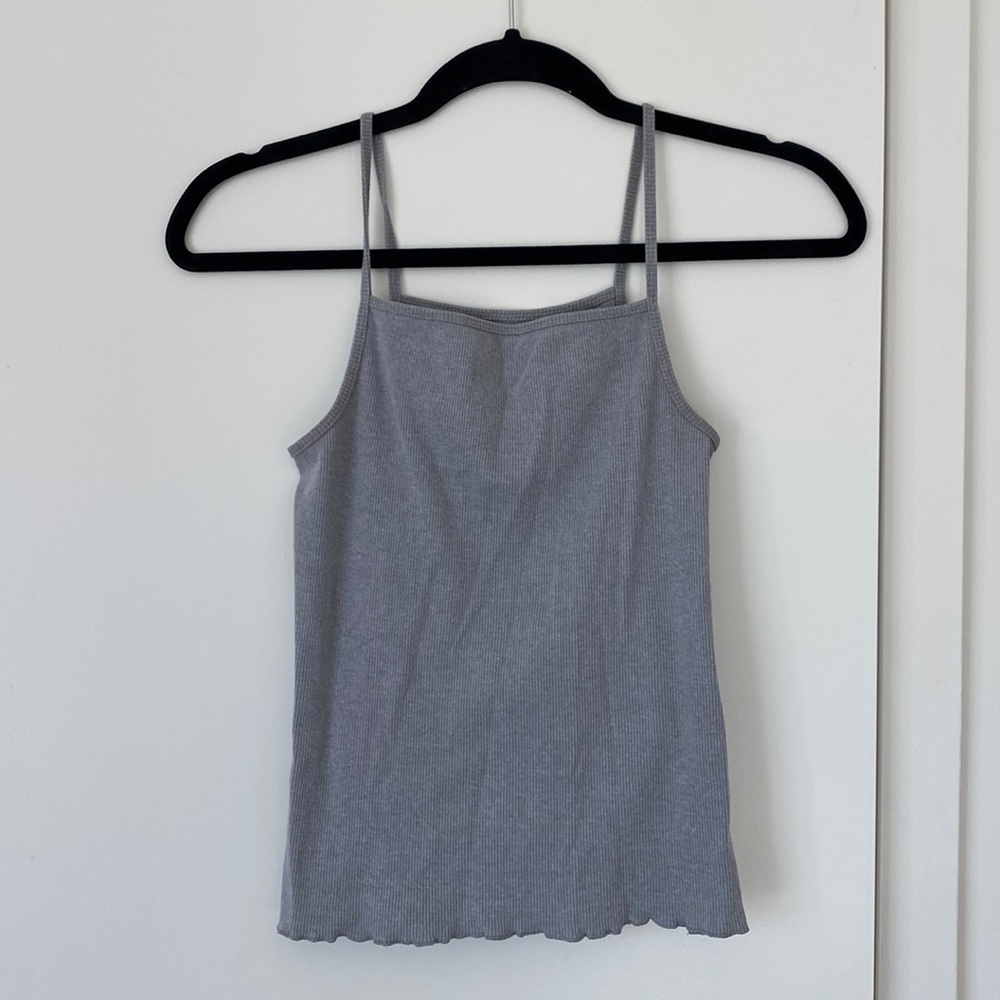 kimchi blue, S, gray halter tank top
